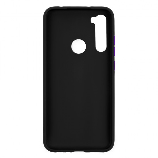 Xiaomi Redmi Note 8 Silicone Soft Touch Case Colored Buttons Black Xiaomi Redmi Note 8 Silicone Soft Touch Case Colored Buttons Black