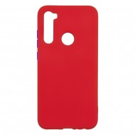 Xiaomi Redmi Note 8 Silicone Soft Touch Case Colored Buttons Red Xiaomi Redmi Note 8 Silicone Soft Touch Case Colored Buttons Red