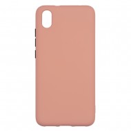 Xiaomi Redmi 7A Silicone Soft Touch Case Colored Buttons Pink 