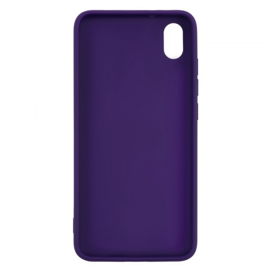 Xiaomi Redmi 7A Silicone Soft Touch Case Colored Buttons Purple Xiaomi Redmi 7A Silicone Soft Touch Case Colored Buttons Purple